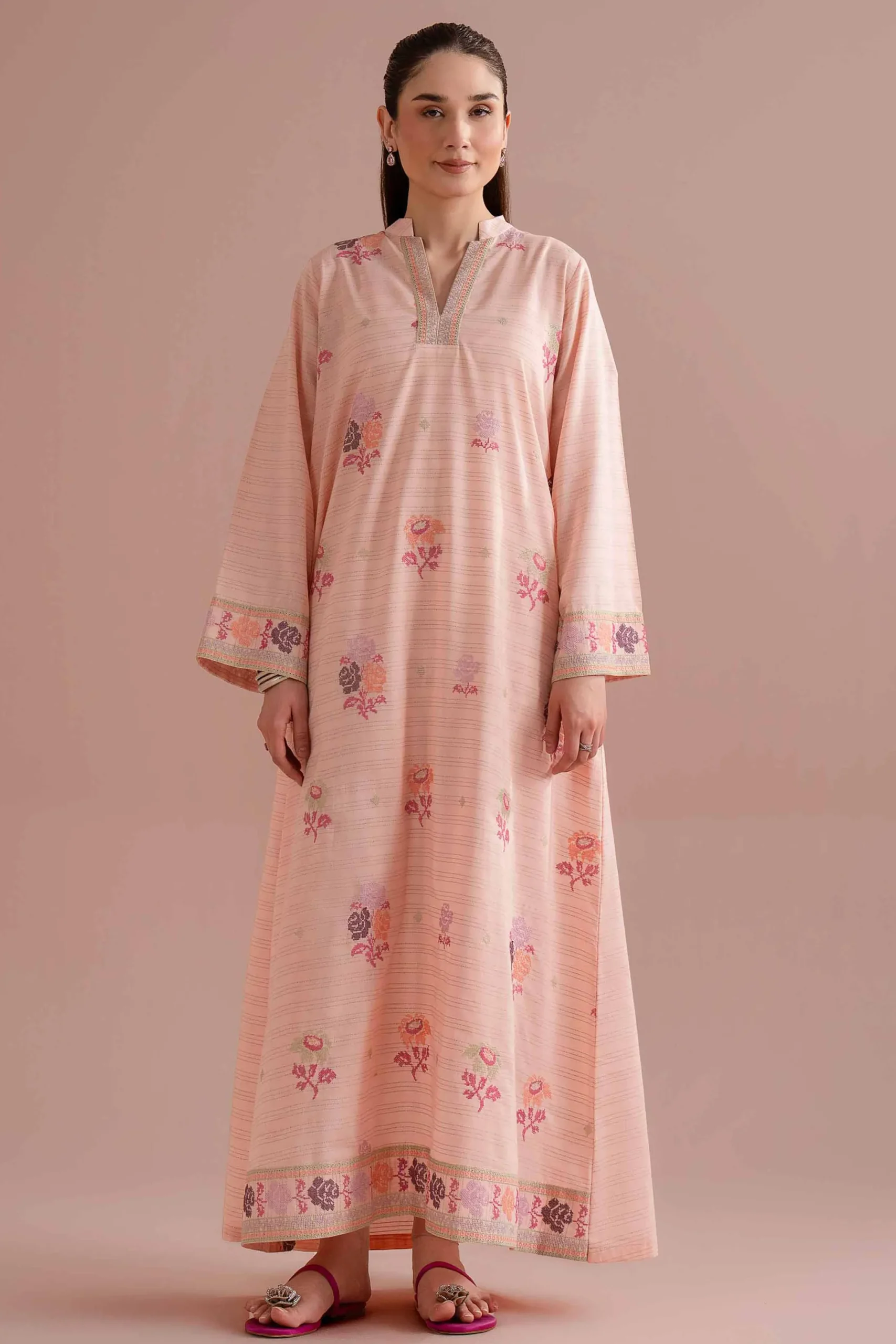 Embroidered Dress - FS26-32