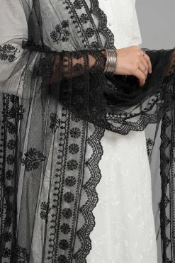 Embroidered Dupatta - KFE26-124