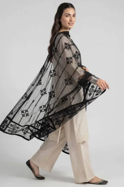 Embroidered Dupatta - KFE26-194