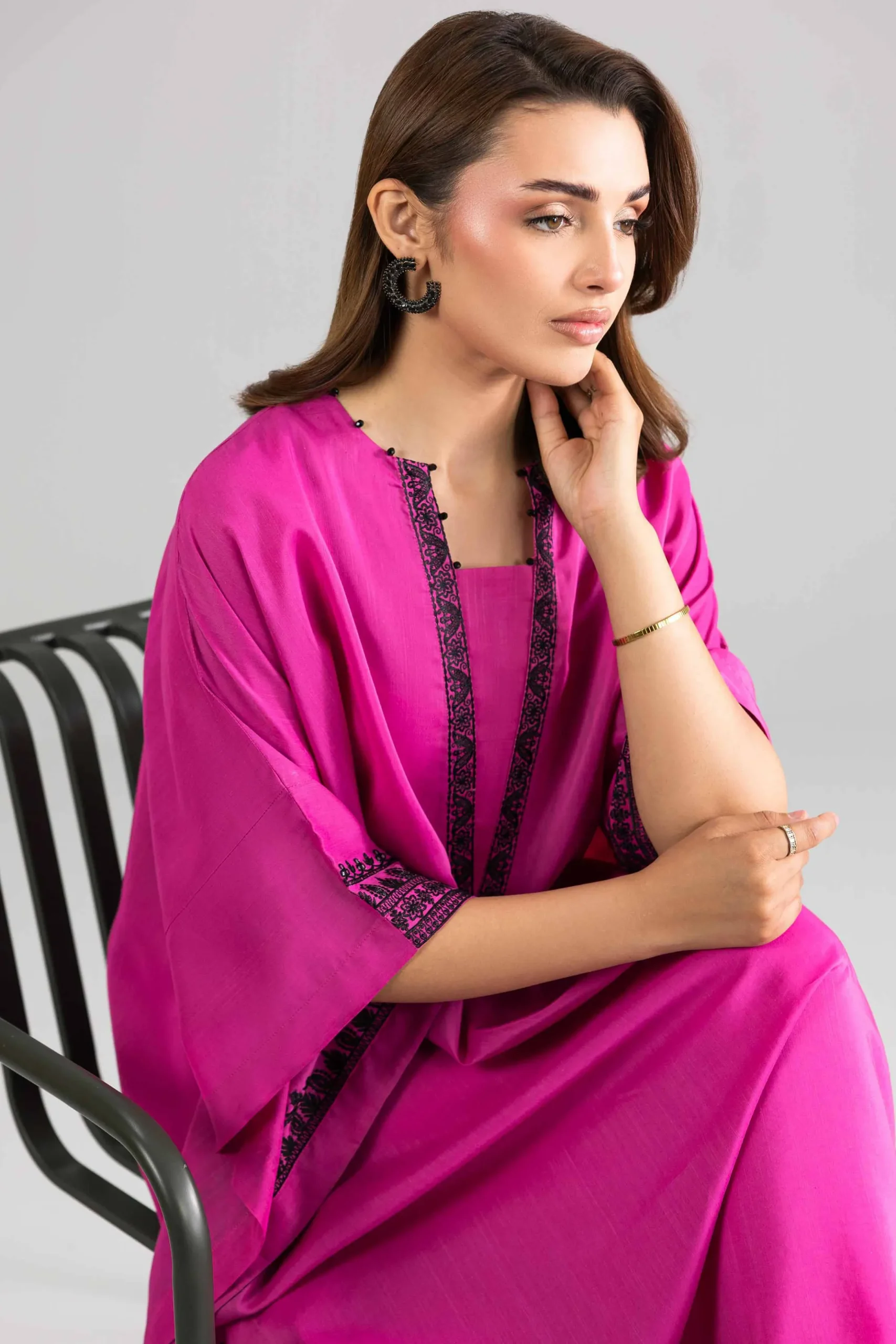 Embroidered Kaftan - FE26-110