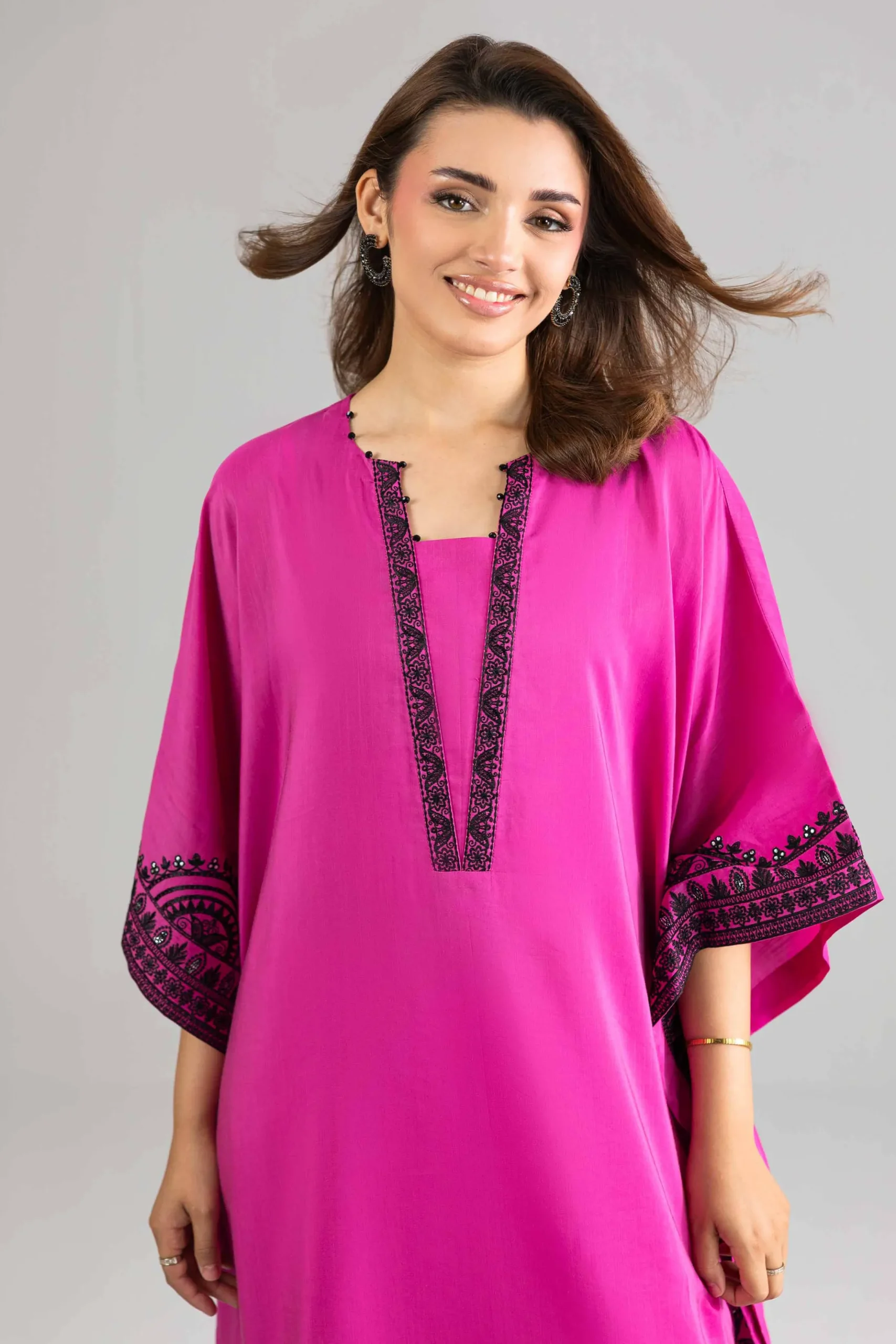 Embroidered Kaftan - FE26-110