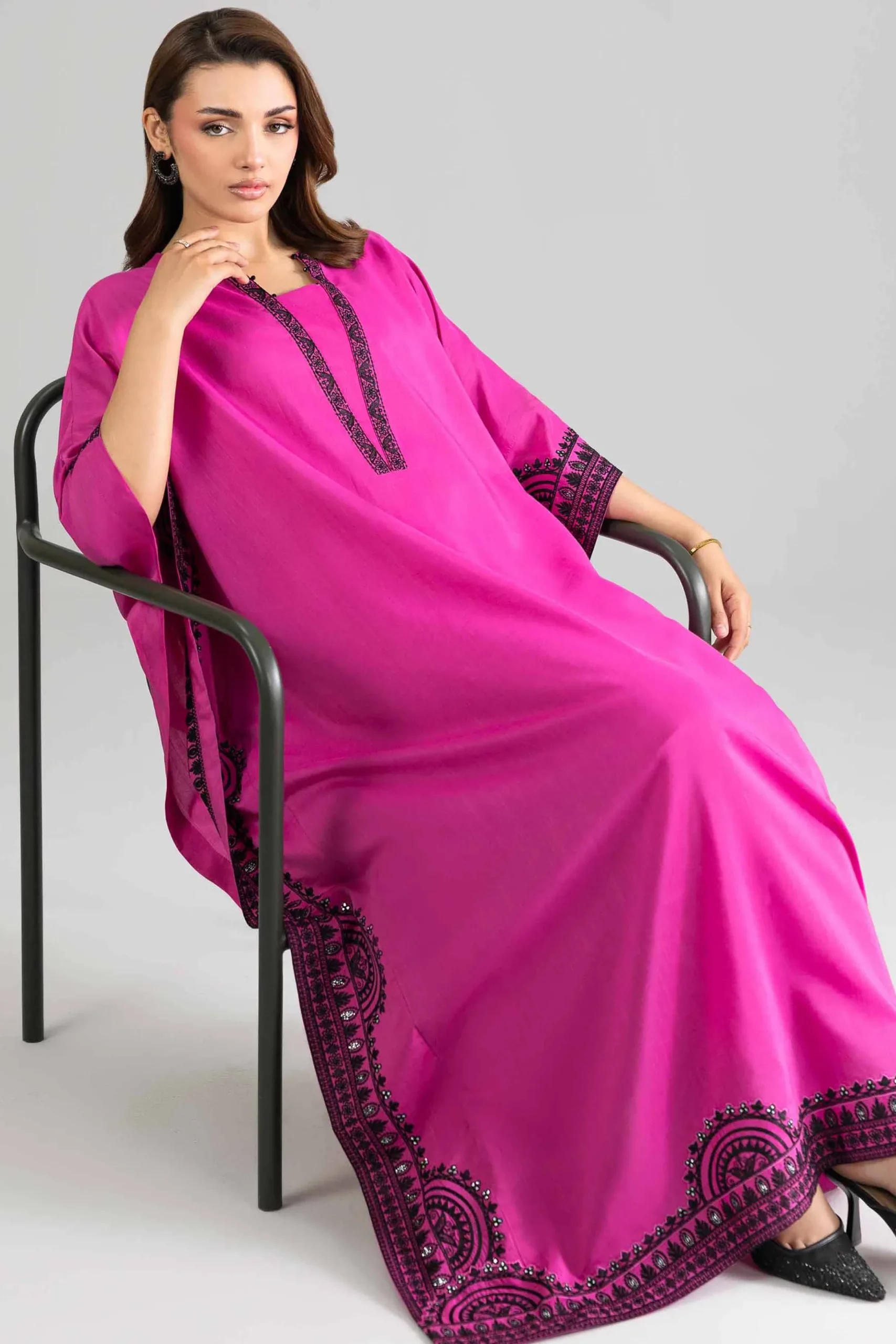 Embroidered Kaftan - FE26-110