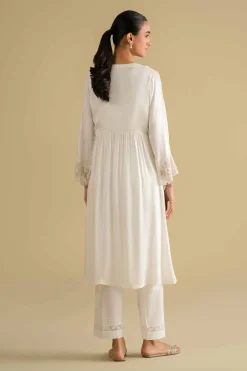 Embroidered Loungewear Gown - KLS26-11