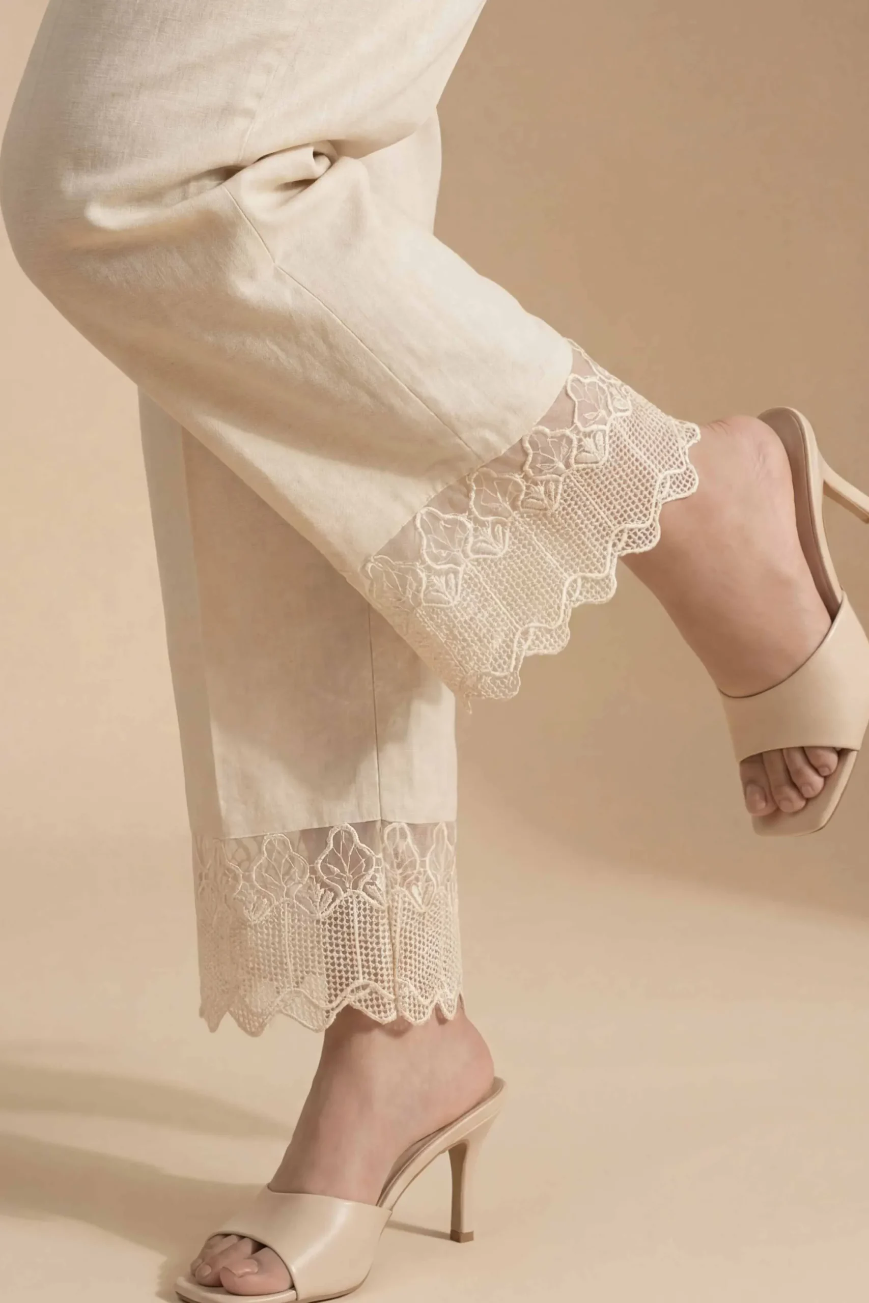 Embroidered Trousers - PE26-649