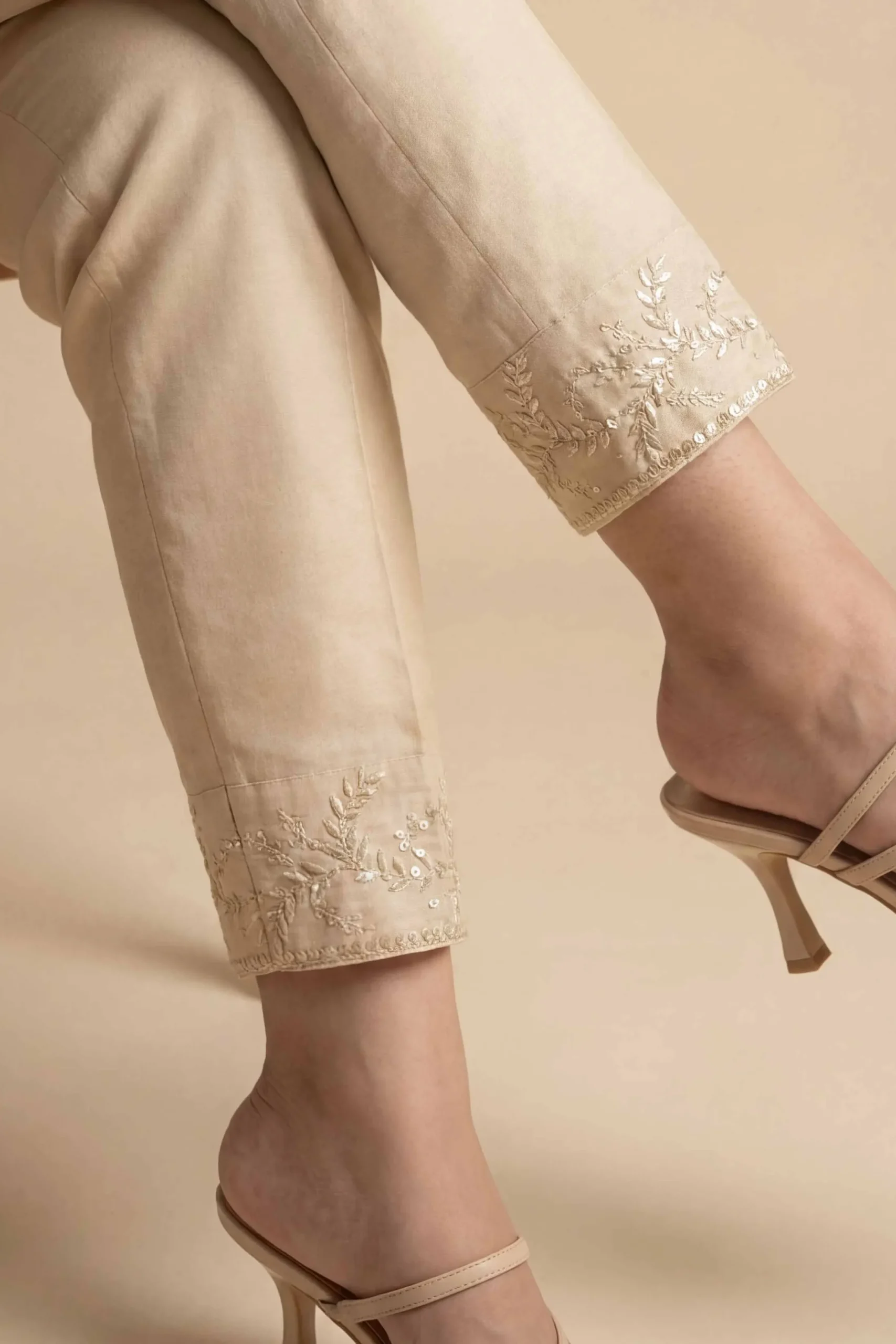 Embroidered Trousers - PE26-648