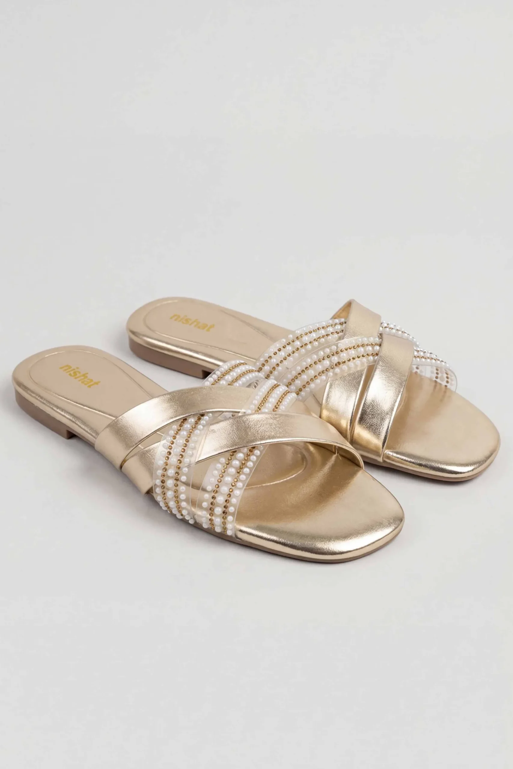 Gold Chappal-445292919