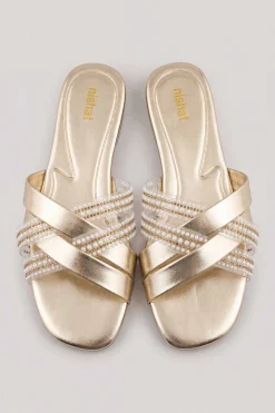 Gold Chappal-445292919