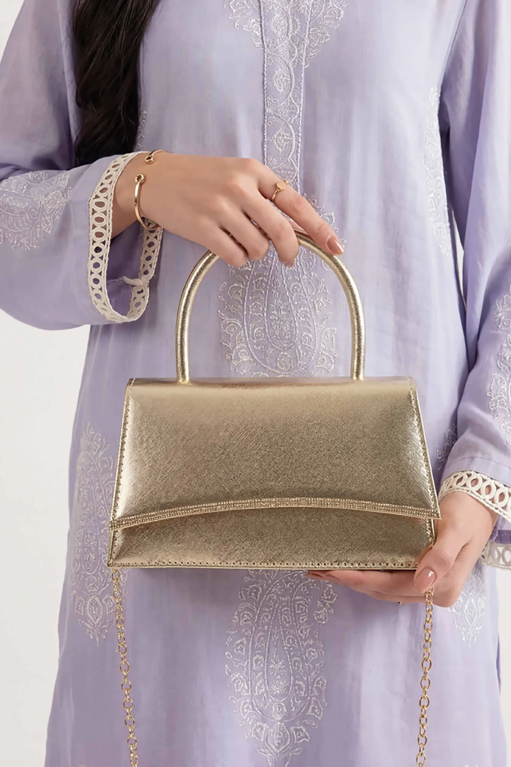 Gold Clutch-448692119