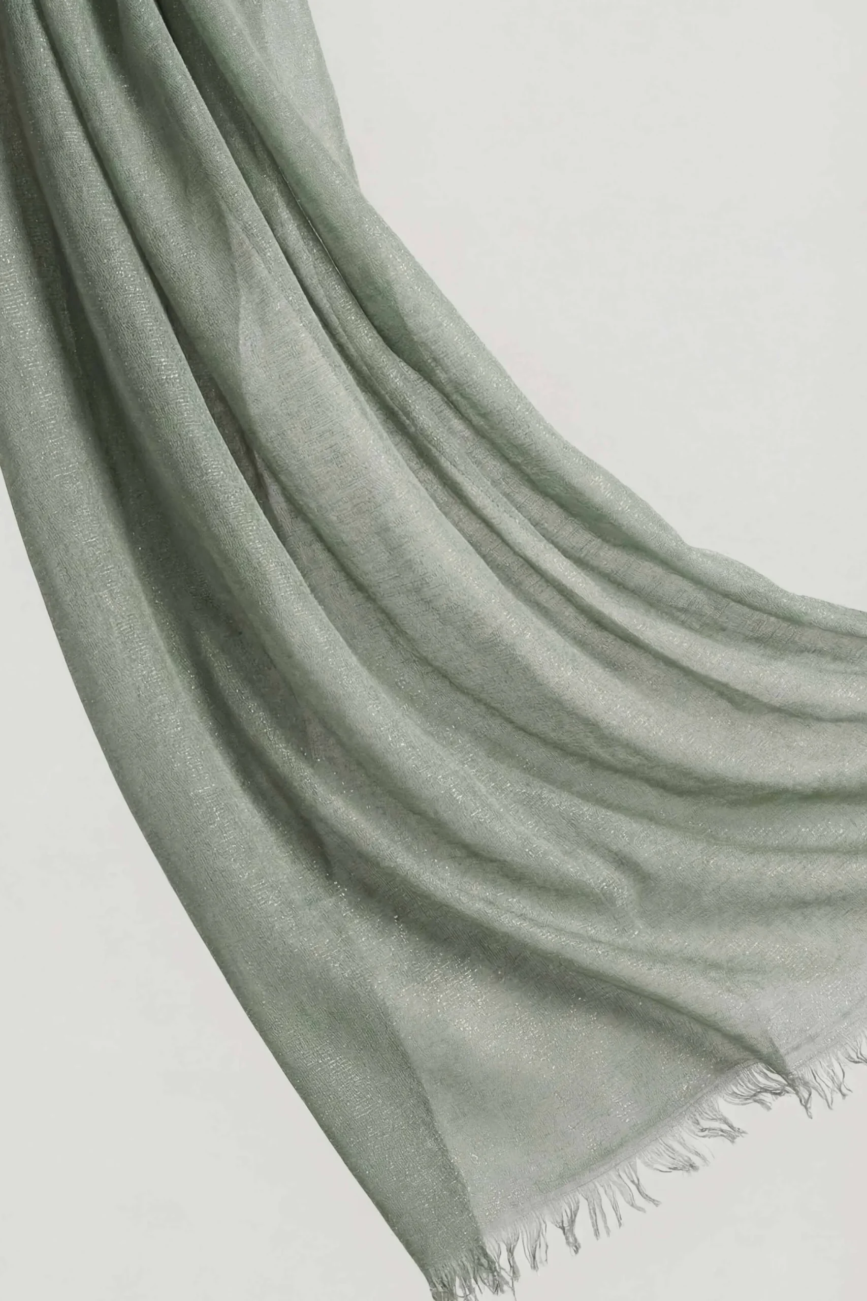 Green Women Scarf-443432104