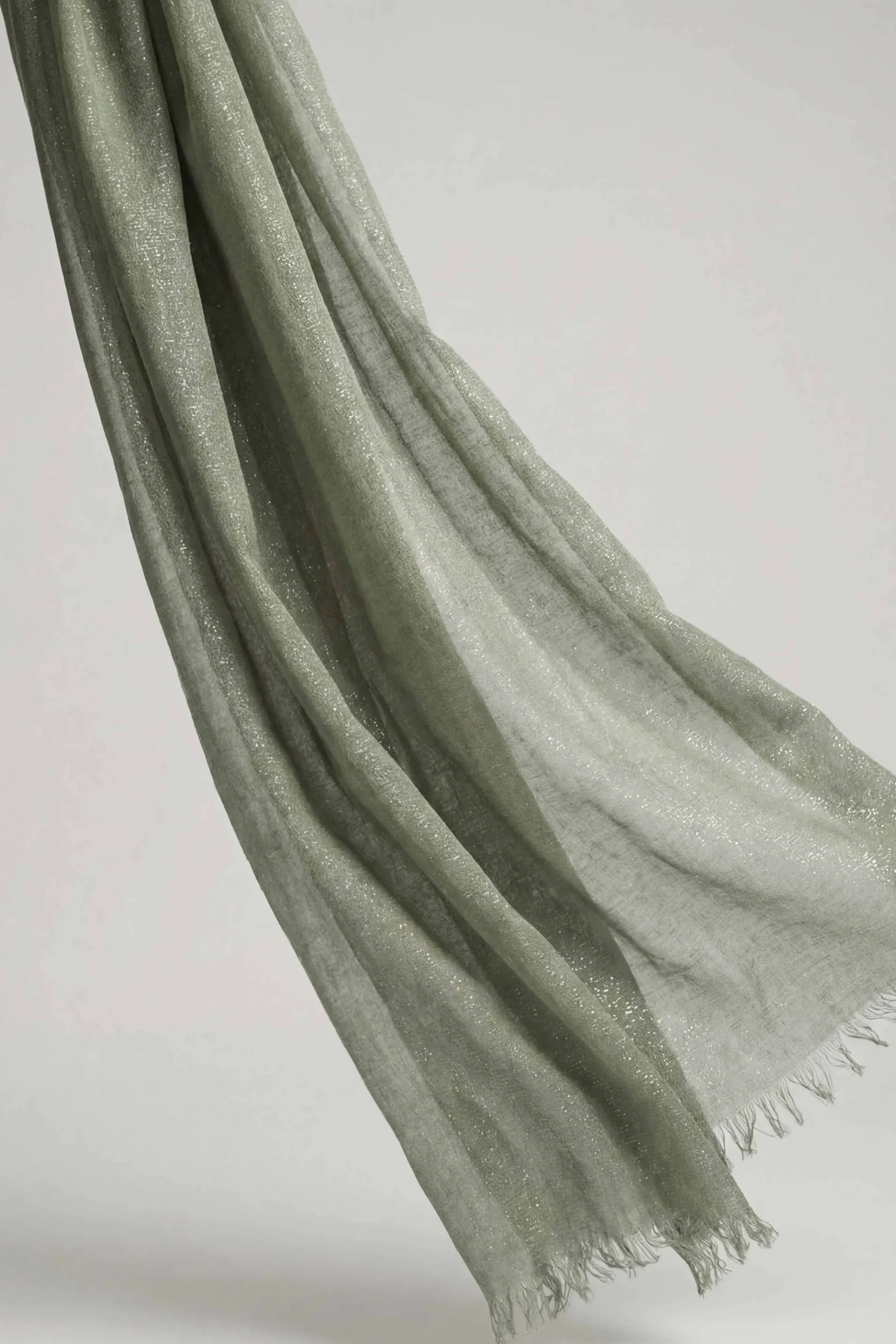 Green Women Scarf-443432104