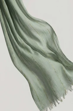 Green Women Scarf-443442104