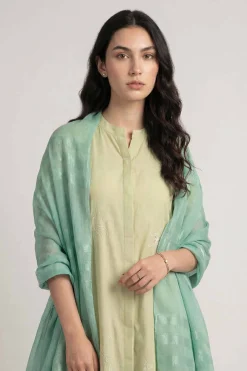 Green Women Scarf-447782104