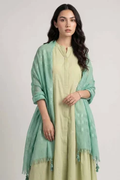 Green Women Scarf-447782104