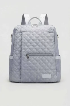 Grey Blue Back Pack-446222111