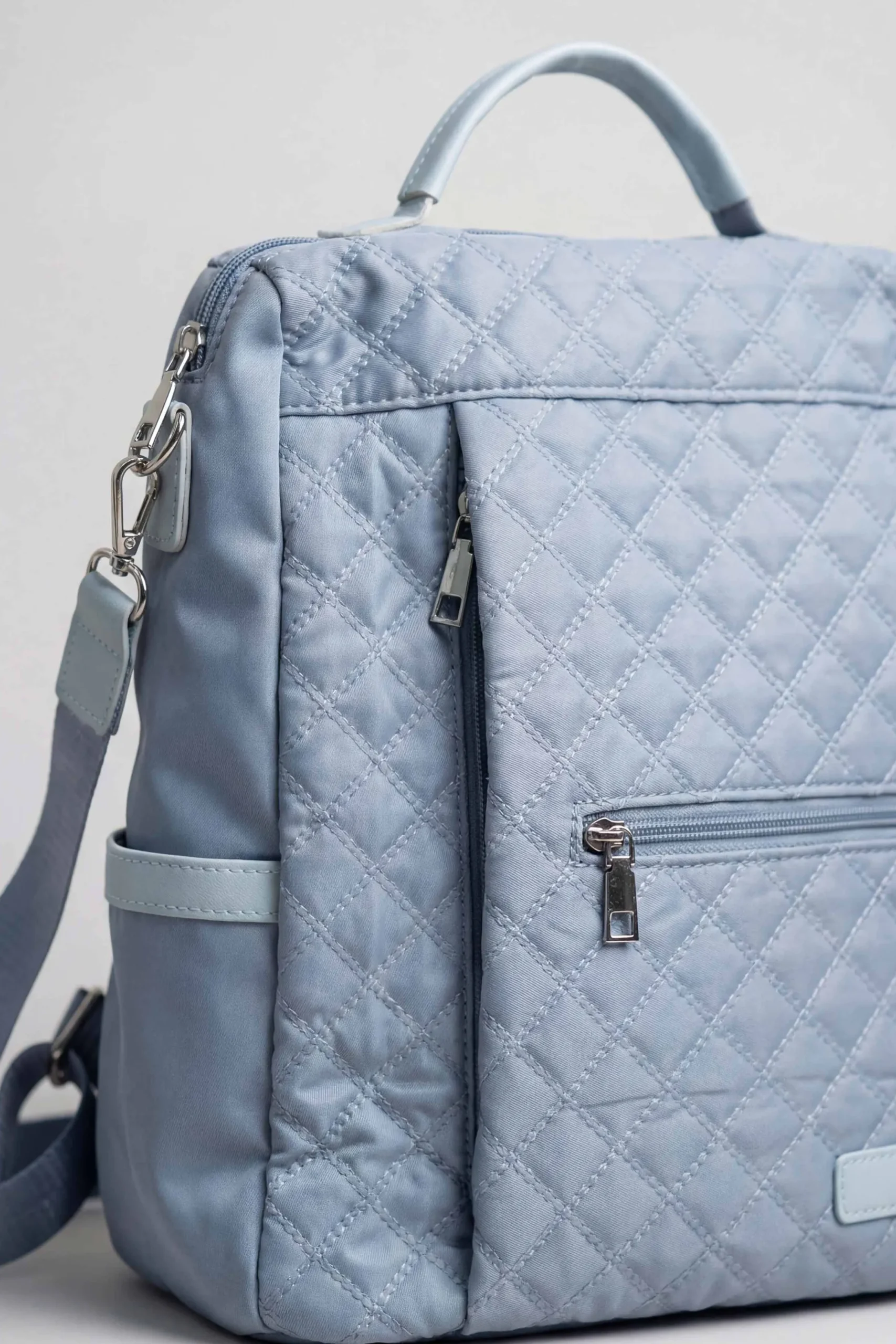 Grey Blue Back Pack-446222111