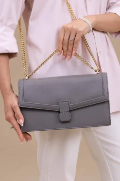 Grey Shoulder Bag-445642111