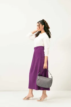 Grey Shoulder Bag-440912111