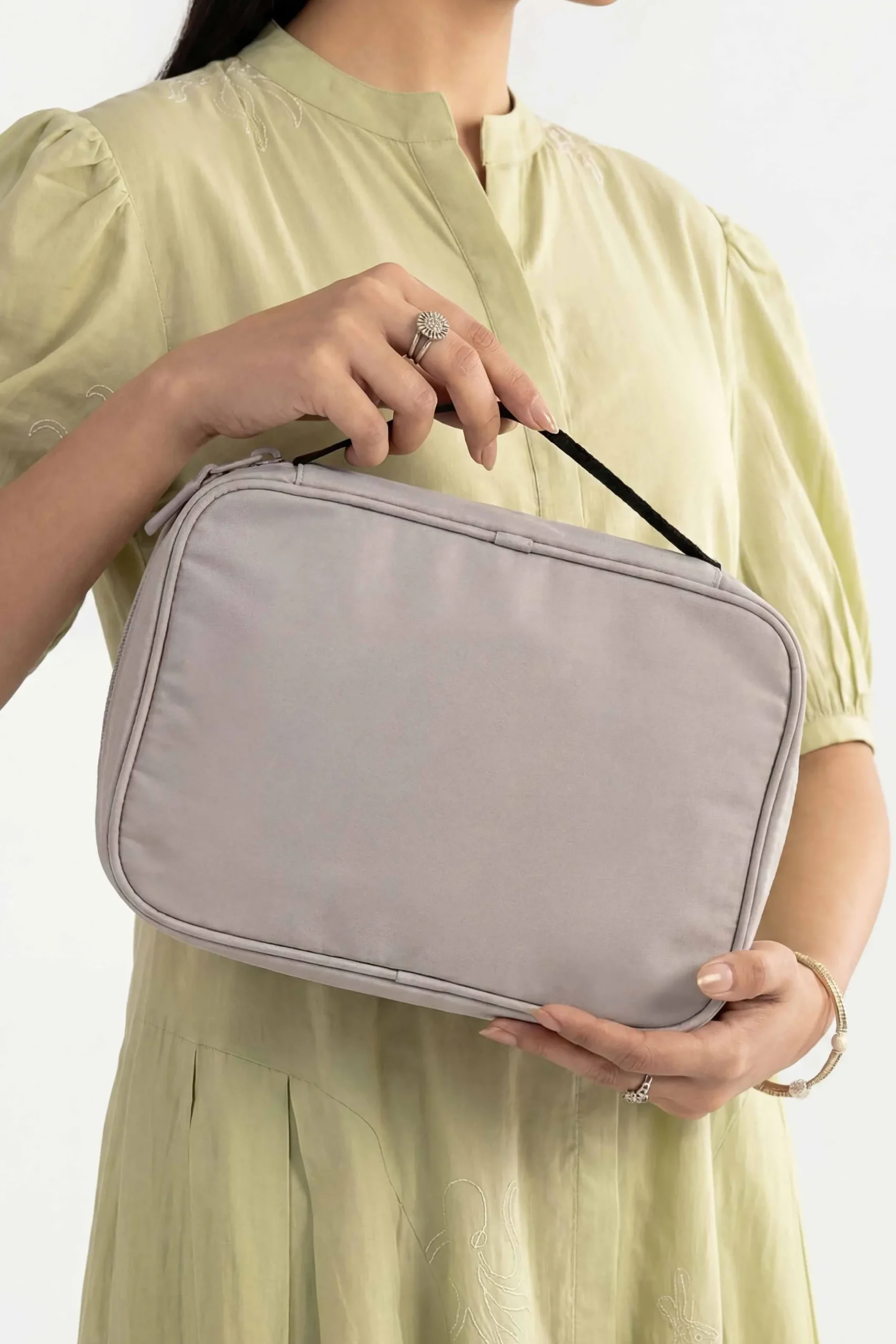 Grey Vanity Bag-448342111