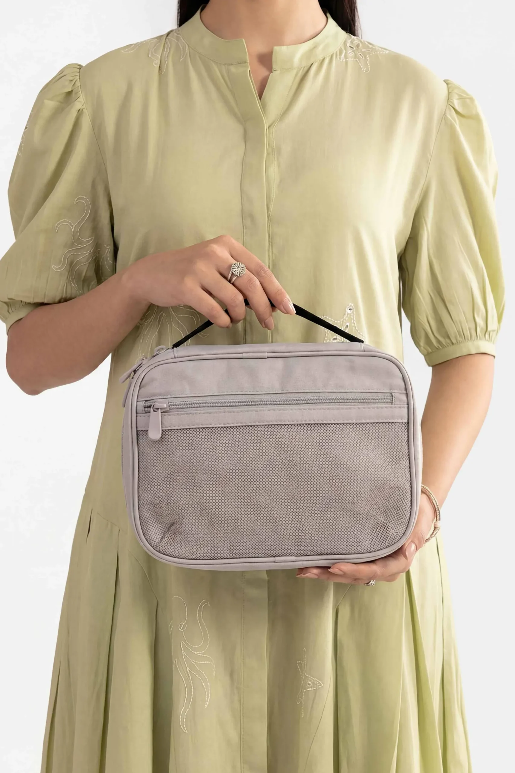 Grey Vanity Bag-448342111