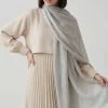Grey Women Scarf-443392111