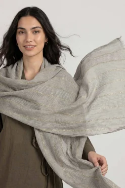 Grey Women Scarf-447792111