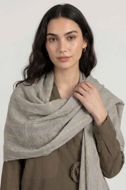 Grey Women Scarf-447792111