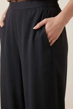 Jet Black Women Pants-447950111