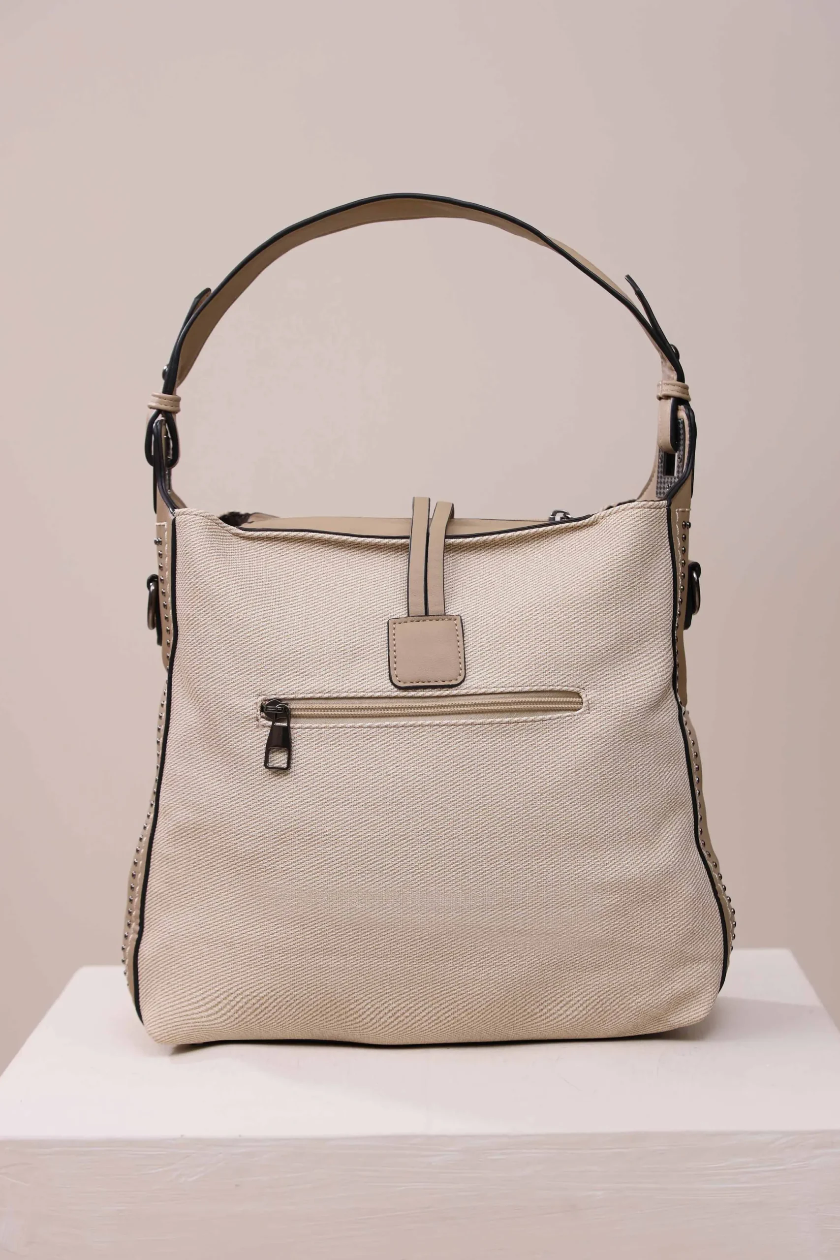 Khaki Hand Bag-444322130
