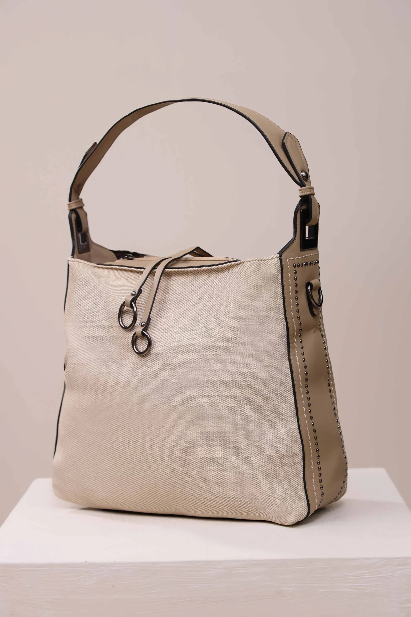 Khaki Hand Bag-444322130