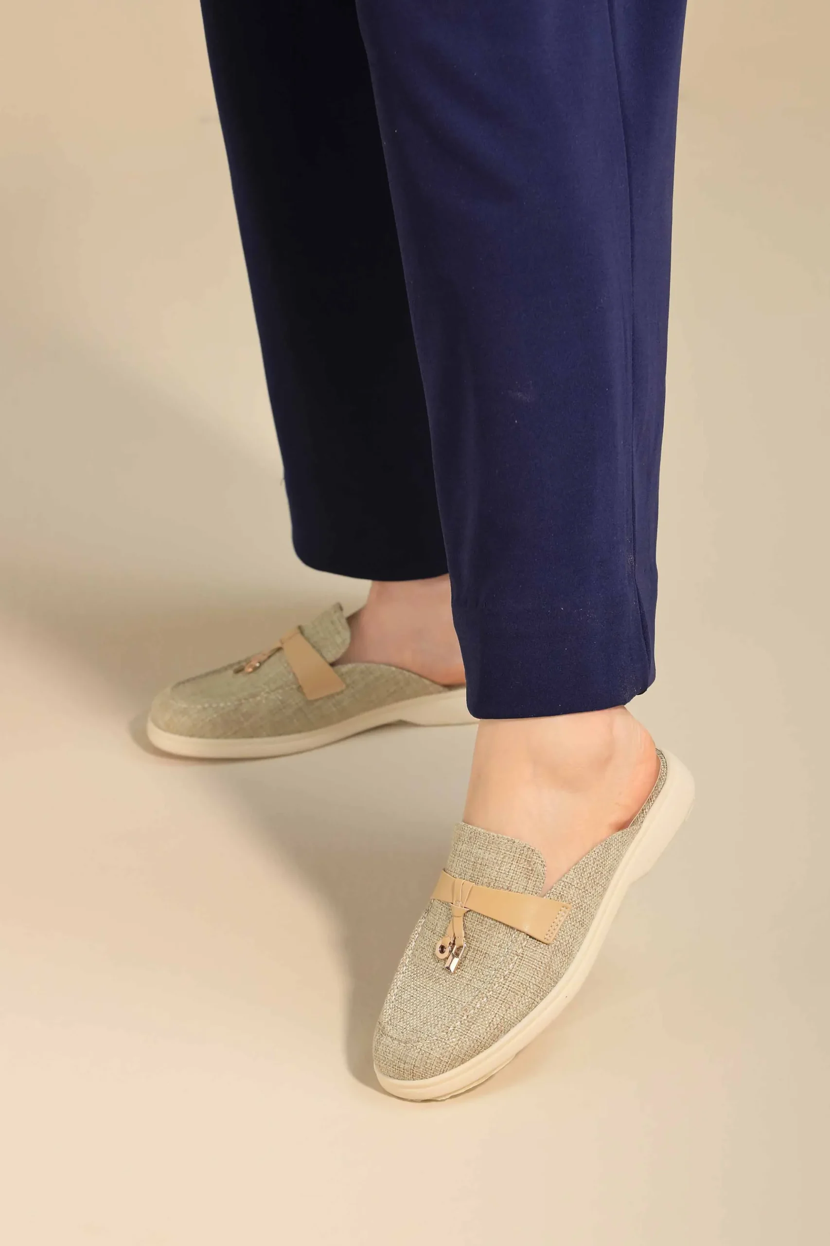 Khaki Mules-445392930