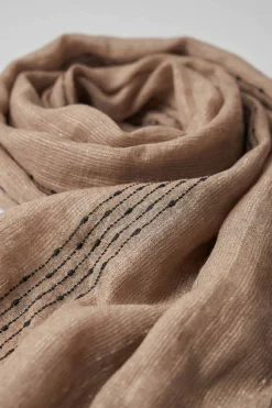 Khaki Women Scarf-443402130
