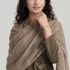 Khaki Women Scarf-447772130