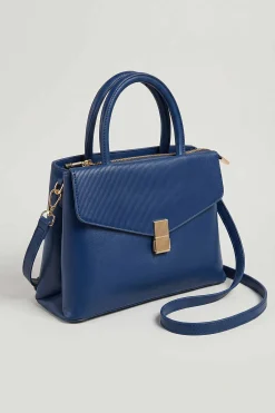 Navy Hand Bag-445682121