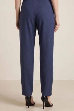 Navy Women Pants-447960121