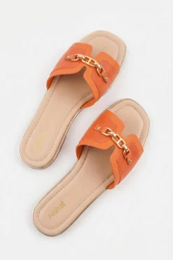 Orange Chappal-445382906