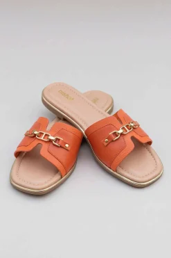 Orange Chappal-445382906