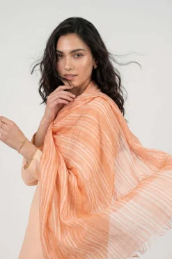 Orange Women Scarf-447802106