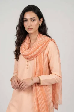 Orange Women Scarf-447802106