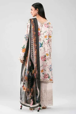 3 Piece - Digital Printed Embroidered Suit - 42601333