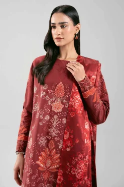 3 Piece - Digital Printed Embroidered Suit - 42601310