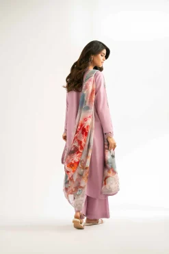 3 Piece - Digital Printed Embroidered Suit - 42501833