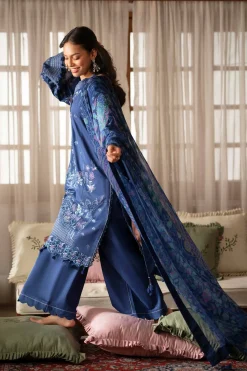 3 Piece - Digital Printed Embroidered Suit - 42601703