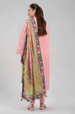 3 Piece - Digital Printed Embroidered Suit - 42601317