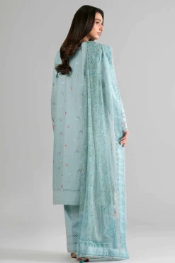 3 Piece - Digital Printed Embroidered Suit - 42601697