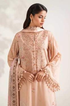 3 Piece - Digital Printed Embroidered Suit - 42502215
