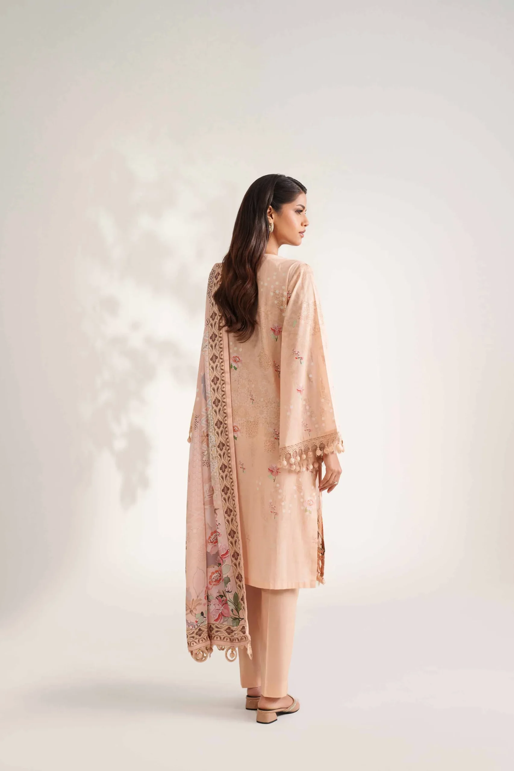 3 Piece - Digital Printed Embroidered Suit - 42502215