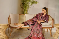 3 Piece - Digital Printed Embroidered Suit - 42502139