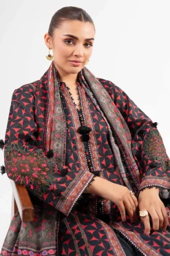 3 Piece - Digital Printed Embroidered Suit - 42502139