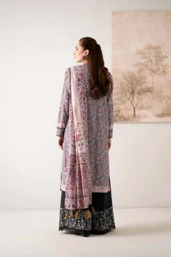 3 Piece - Digital Printed Embroidered Suit - 42502653