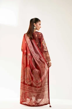 3 Piece - Digital Printed Embroidered Suit - 42501844